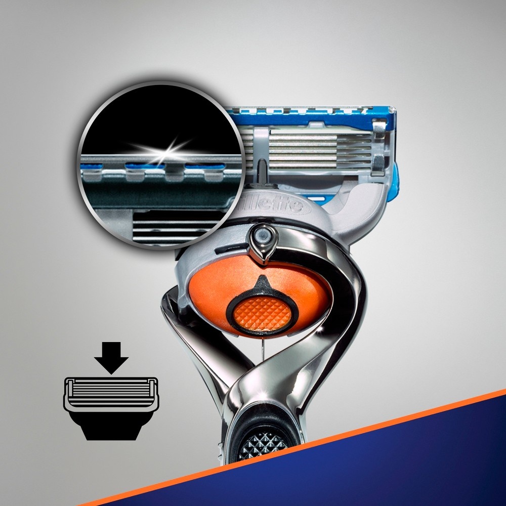 slide 2 of 9, Gillette ProGlide Power Razor for Men, 1 Gillette Power Razor Handle + 1 Blade Refill, 1 ct