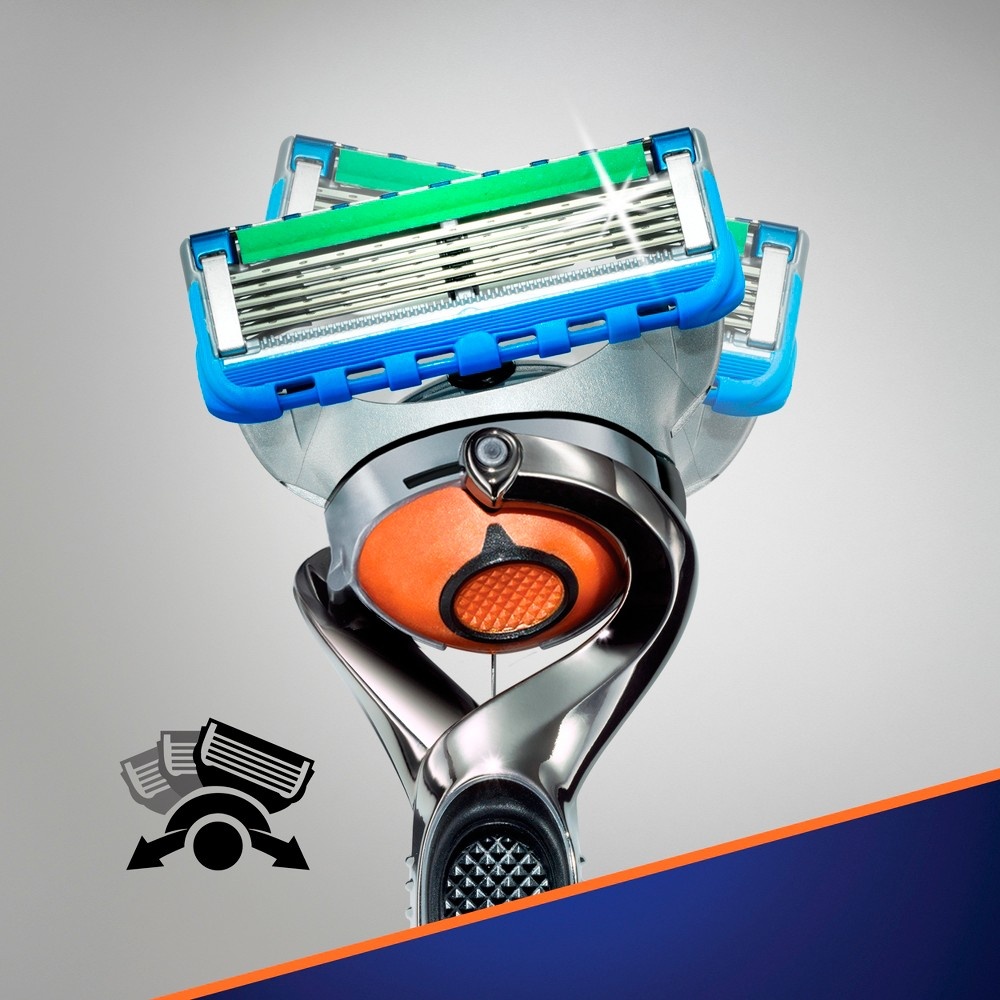 slide 5 of 9, Gillette ProGlide Power Razor for Men, 1 Gillette Power Razor Handle + 1 Blade Refill, 1 ct