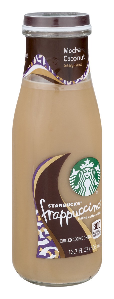 slide 5 of 7, Starbucks Frappuccino Mocha Coconut Chilled Coffee Drink 13.7 Fluid Ounce Glass Bottle - 13.7 oz, 13.7 oz