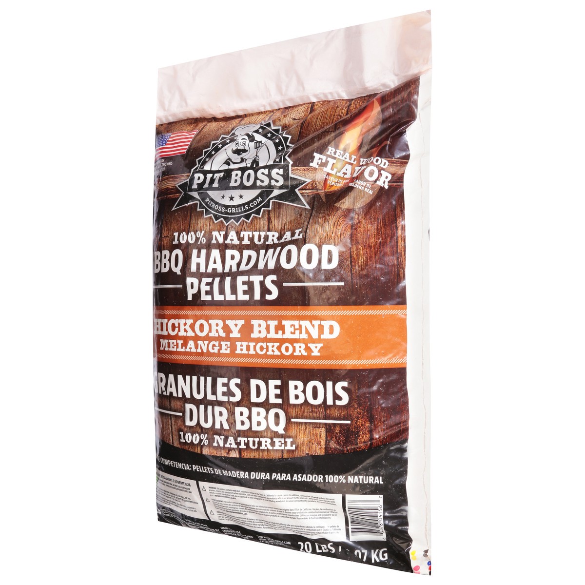 slide 5 of 10, Pit Boss Hickory Blend BBQ Hardwood Pellets 20 lb, 1 ct