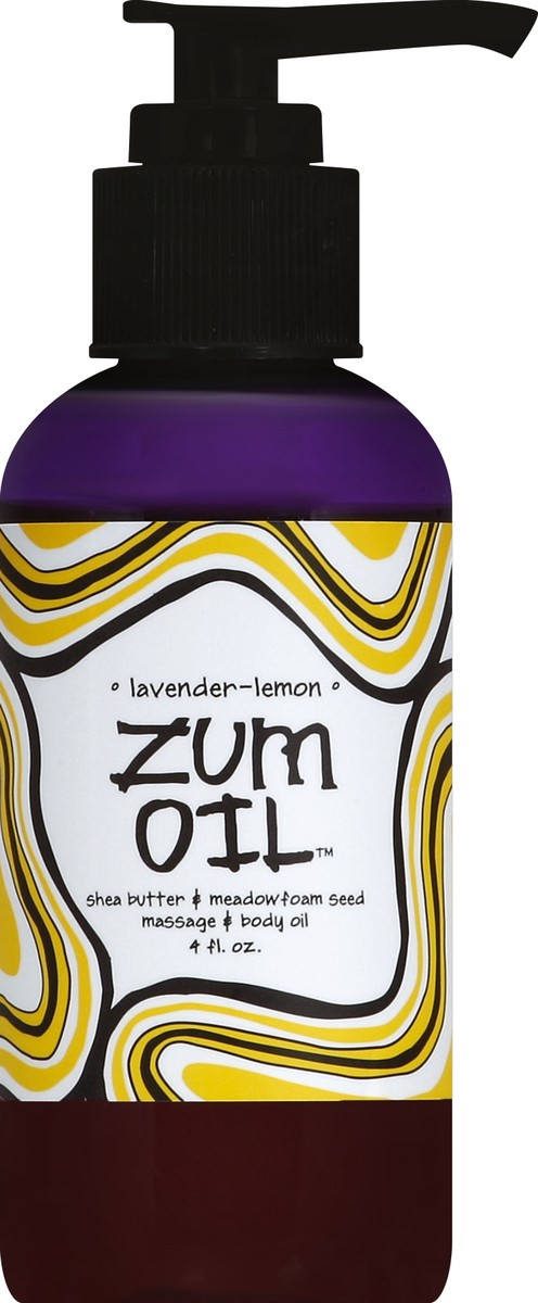 slide 2 of 2, Zum Oil Massage & Body Oil 4 oz, 4 oz