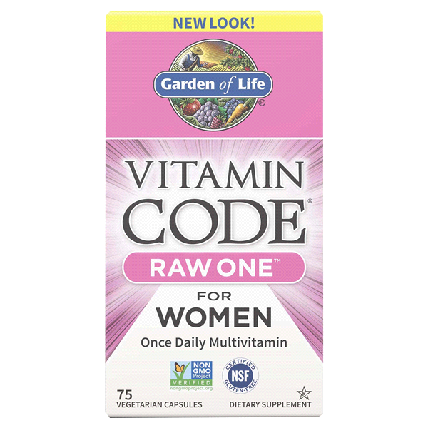 slide 1 of 1, Vitamin Code Raw One For Women, 75 ct