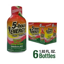 5-Hour Energy Shot, Regular Strength,Watermelon - 1.93 oz
