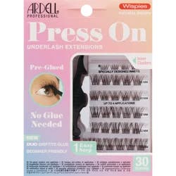 Ardell Press-On Underlash Wispies Brown Clearband - 30 ct