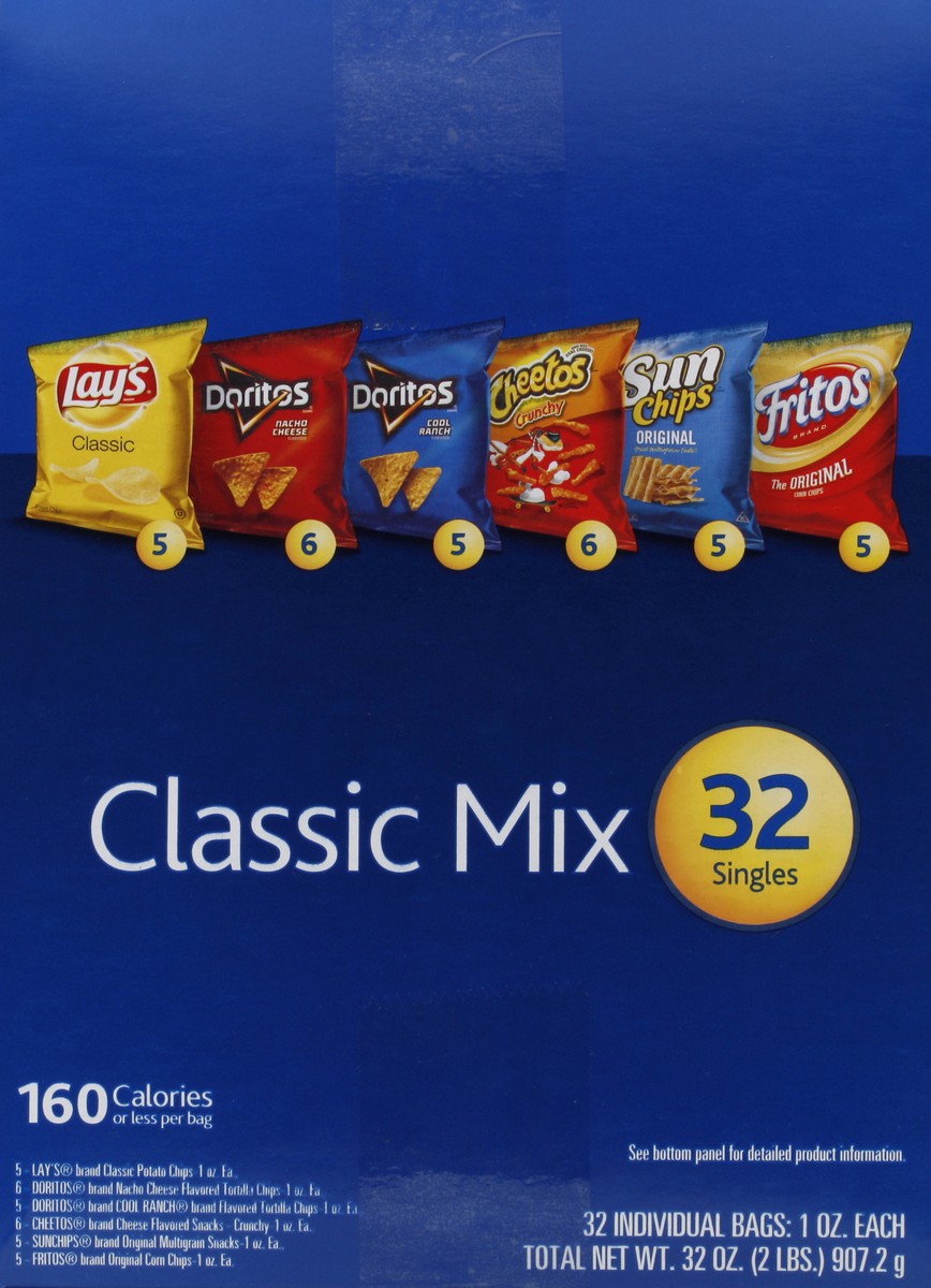 Frito-Lay Classic Mix Variety Pack 32 ct; 1 oz