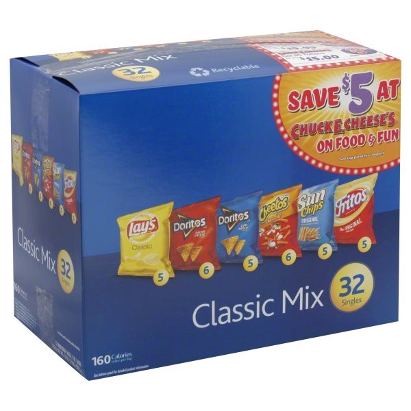 slide 1 of 1, Frito-Lay Classic Mix Variety Pack, 32 ct; 1 oz