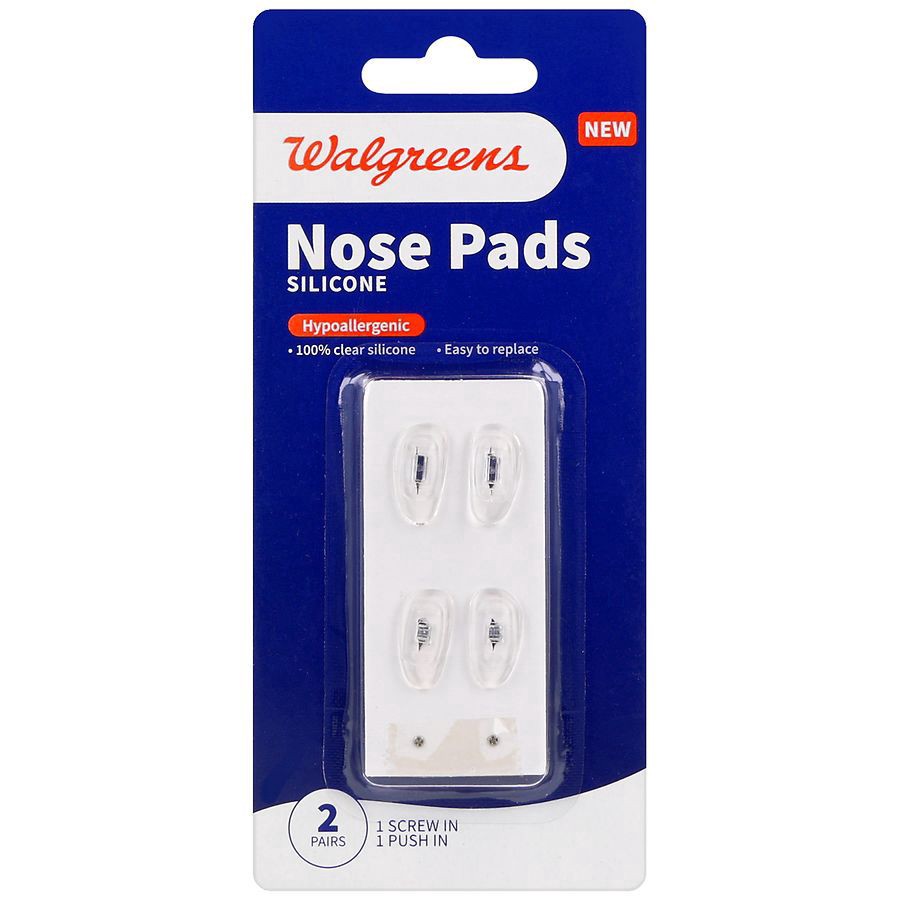 slide 1 of 5, Walgreens Silicone Nose Pads, 2 pair