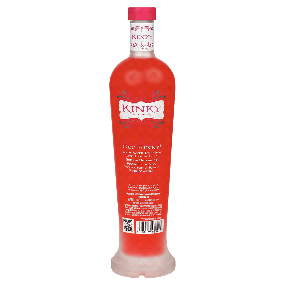 slide 2 of 2, Kinky Fruit Liqueur Bottle, 750 ml