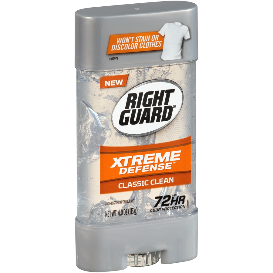 slide 2 of 6, Right Guard Xtreme Defense Classic Clean Deodorant, 4 oz