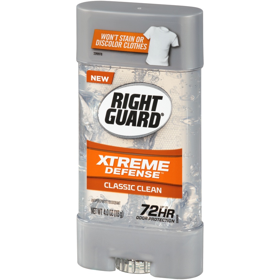 slide 3 of 6, Right Guard Xtreme Defense Classic Clean Deodorant, 4 oz