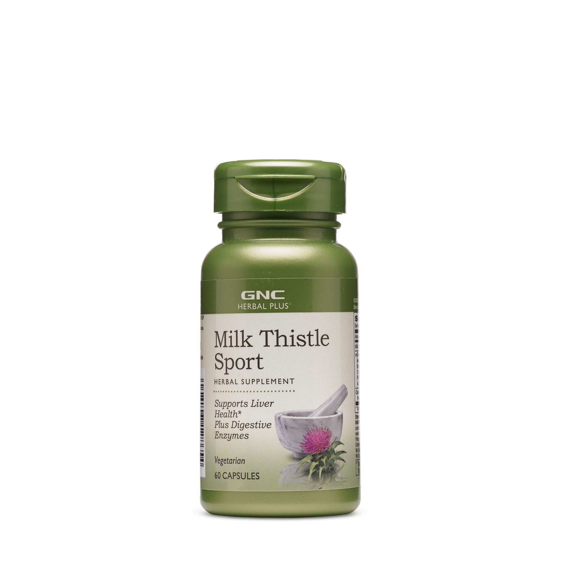 slide 1 of 1, GNC Herbal Plus Milk Thistle Sport, 60 ct