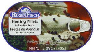 slide 1 of 1, Rugen Fisch Herring Fillets In Paprika, 7.05 oz