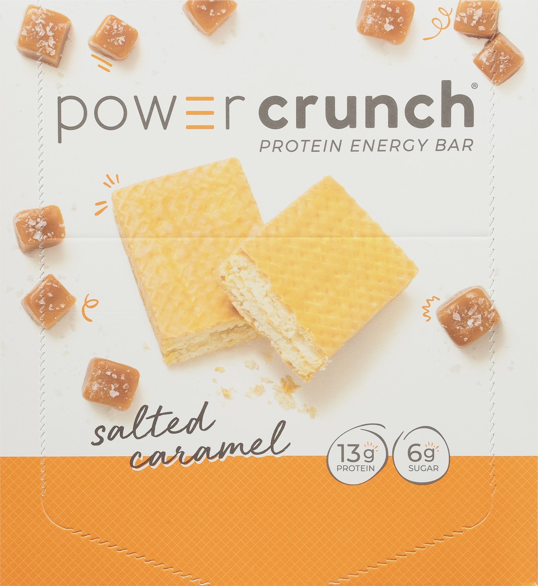 slide 3 of 11, Power Crunch Salted Caramel Protein Energy Bar 12 - 1.4 oz Bars, 12 ct