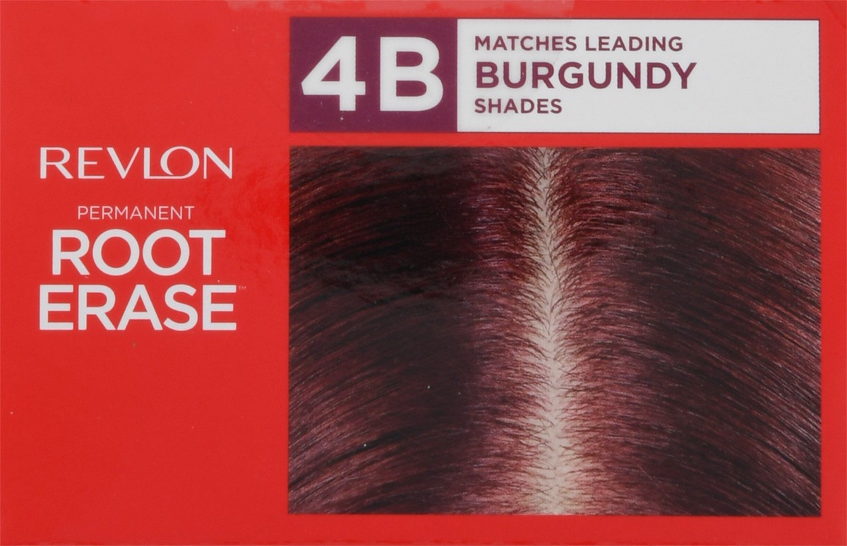 slide 11 of 13, Revlon Root Erase Burgundy 4B Permanent Hair Color 1 ea, 1 ea