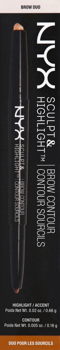 slide 4 of 4, NYX Professional Makeup Brow Contour 1 ea, 0.025 oz