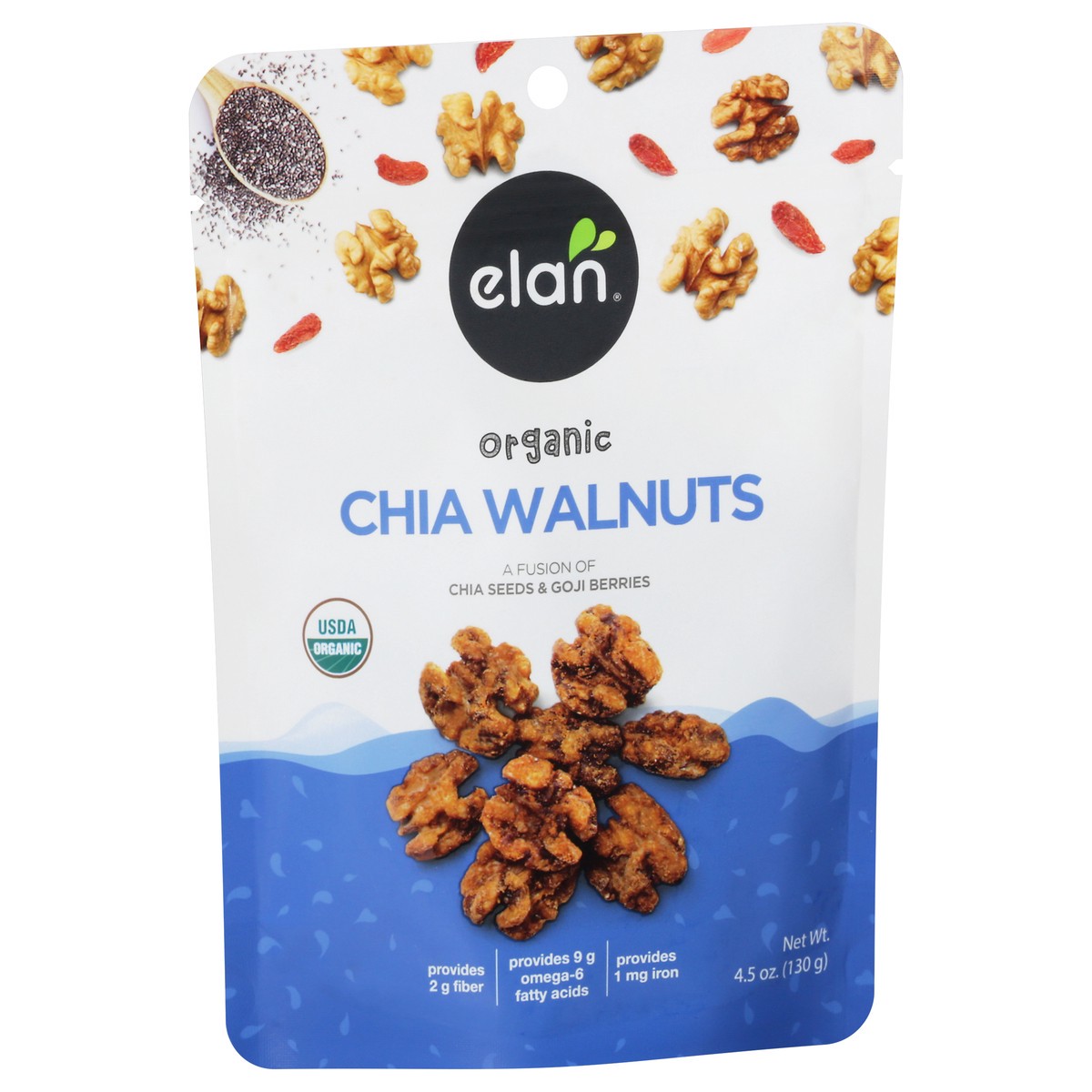 slide 11 of 14, Elan Organic Chia Walnut 4.5 oz, 4.5 oz