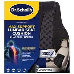 Dr Scholls Cush Mem Foam Lumb Blk