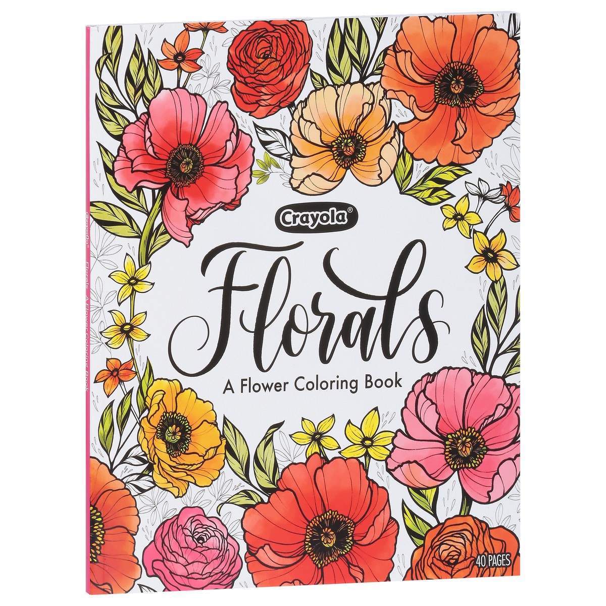 slide 7 of 9, Crayola Florals Coloring Book 1 ea, 1 ct