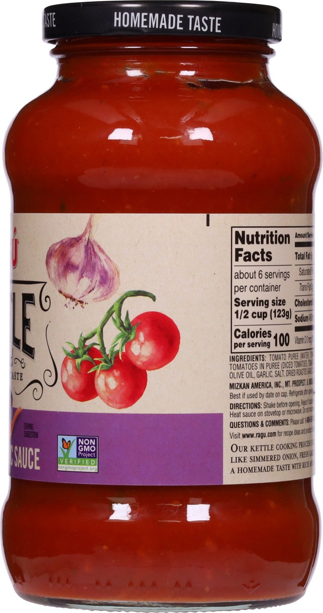 slide 2 of 9, Ragu Kettle Cooked Roasted Garlic Sauce 24 oz, 24 oz