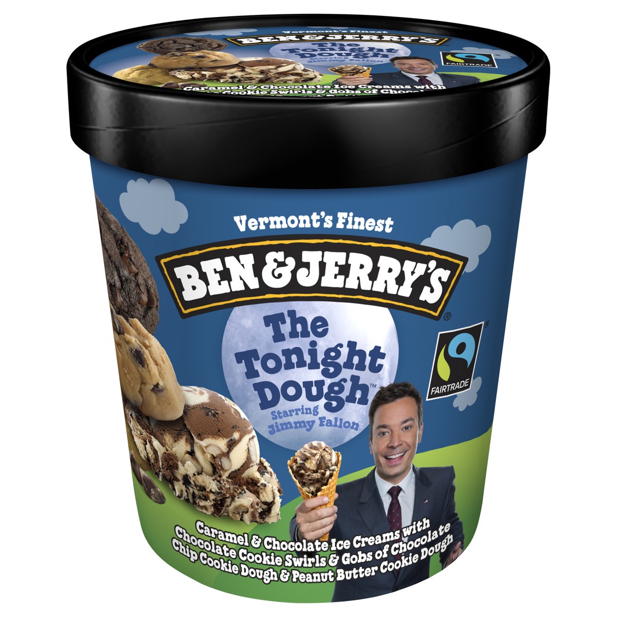 slide 1 of 3, Ben & Jerry's Ice Cream The Tonight Dough™, 16 oz, 16 oz