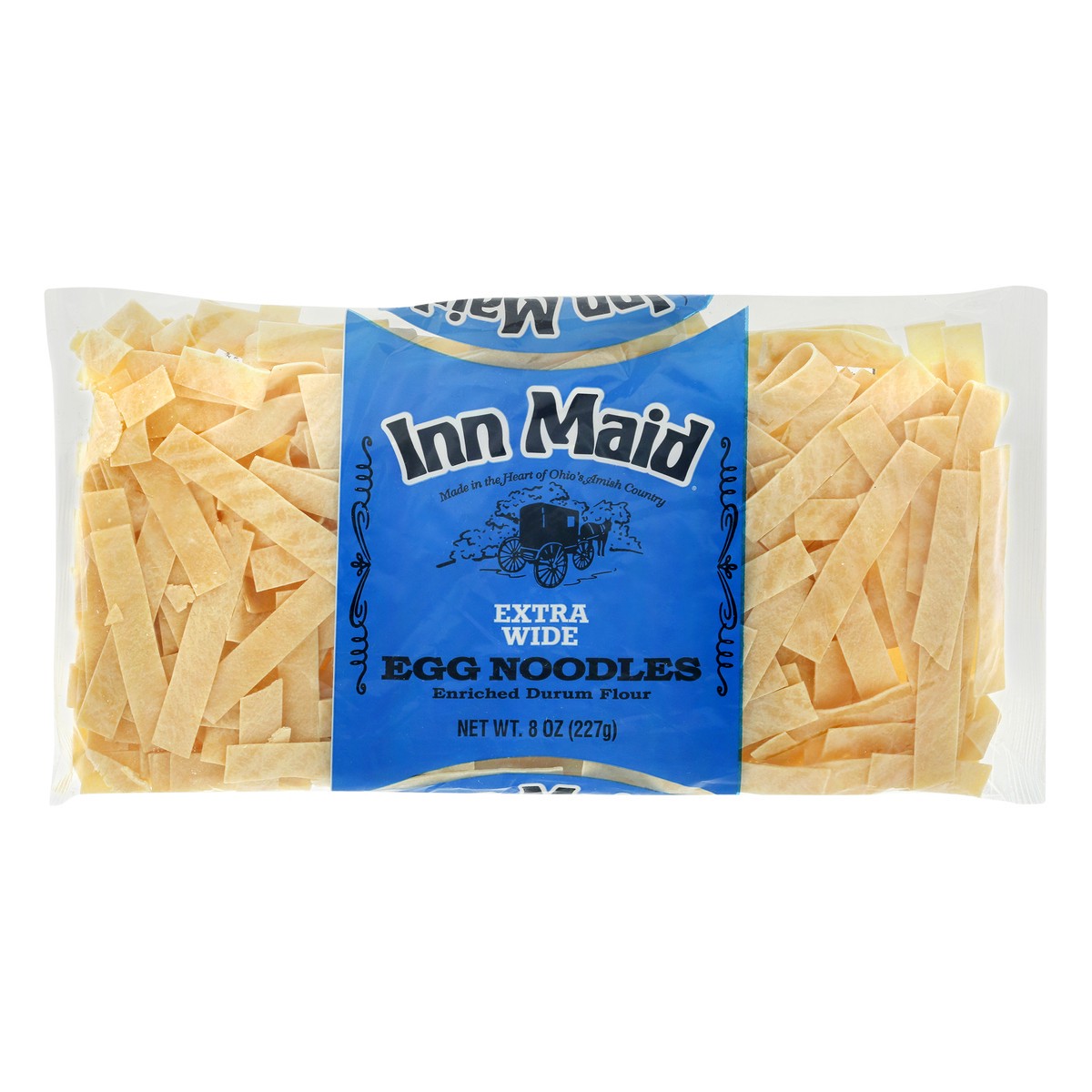 slide 2 of 13, Inn Maid Extra Wide Egg Noodles 8 oz. Bag, 8 oz