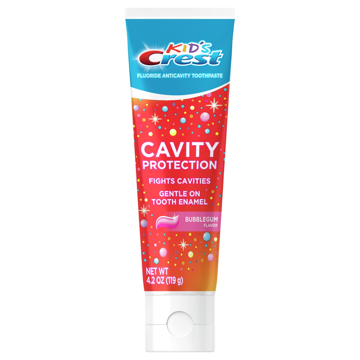 slide 1 of 2, Kid's Crest Cavity Protection Bubblegum Flavor Toothpaste Gel Formula, 4.2 Oz, 4.2 oz