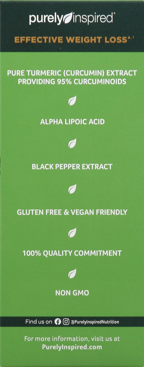 slide 5 of 6, Purely Inspired Turmeric Lean, Capsules, 60 ct