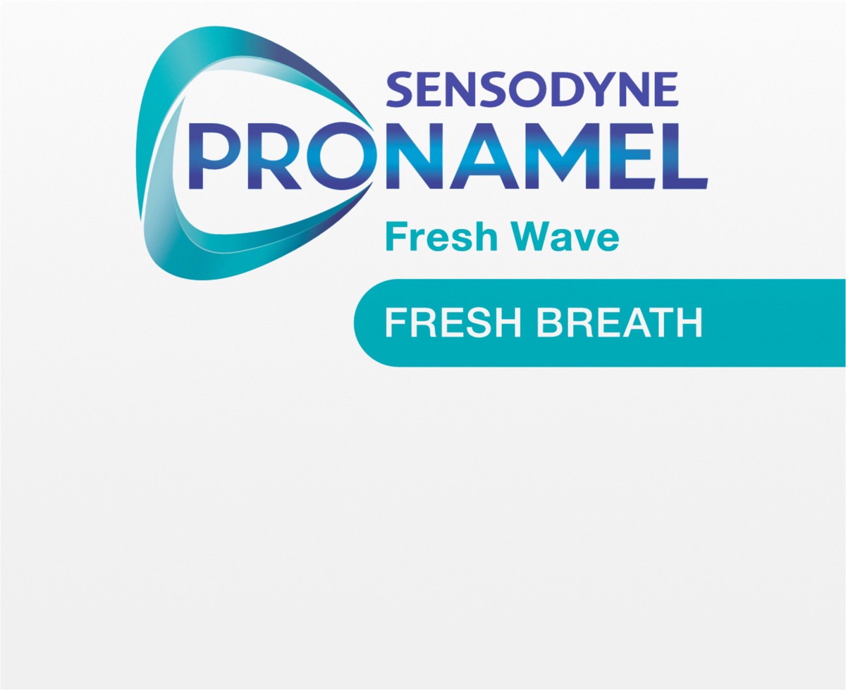 slide 7 of 9, Sensodyne Pronamel Fresh Breath Enamel Toothpaste for Sensitive Teeth, Fresh Wave - 4 Ounces, 4 oz