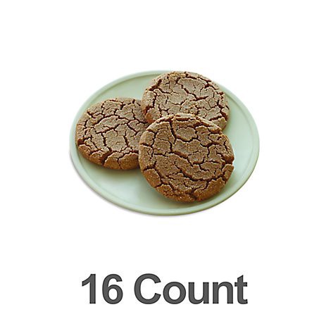 slide 1 of 1, Bakery Cookies Ginger Gt 16 Count - Each, 16 ct