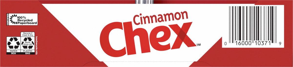 slide 7 of 9, Chex Cinnamon Chex Cereal, Gluten Free Breakfast Cereal, Made with Whole Grain, 12 OZ, 12 oz