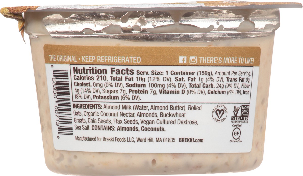 slide 8 of 9, brekki Original Ready-to-eat Oats, 1 ct