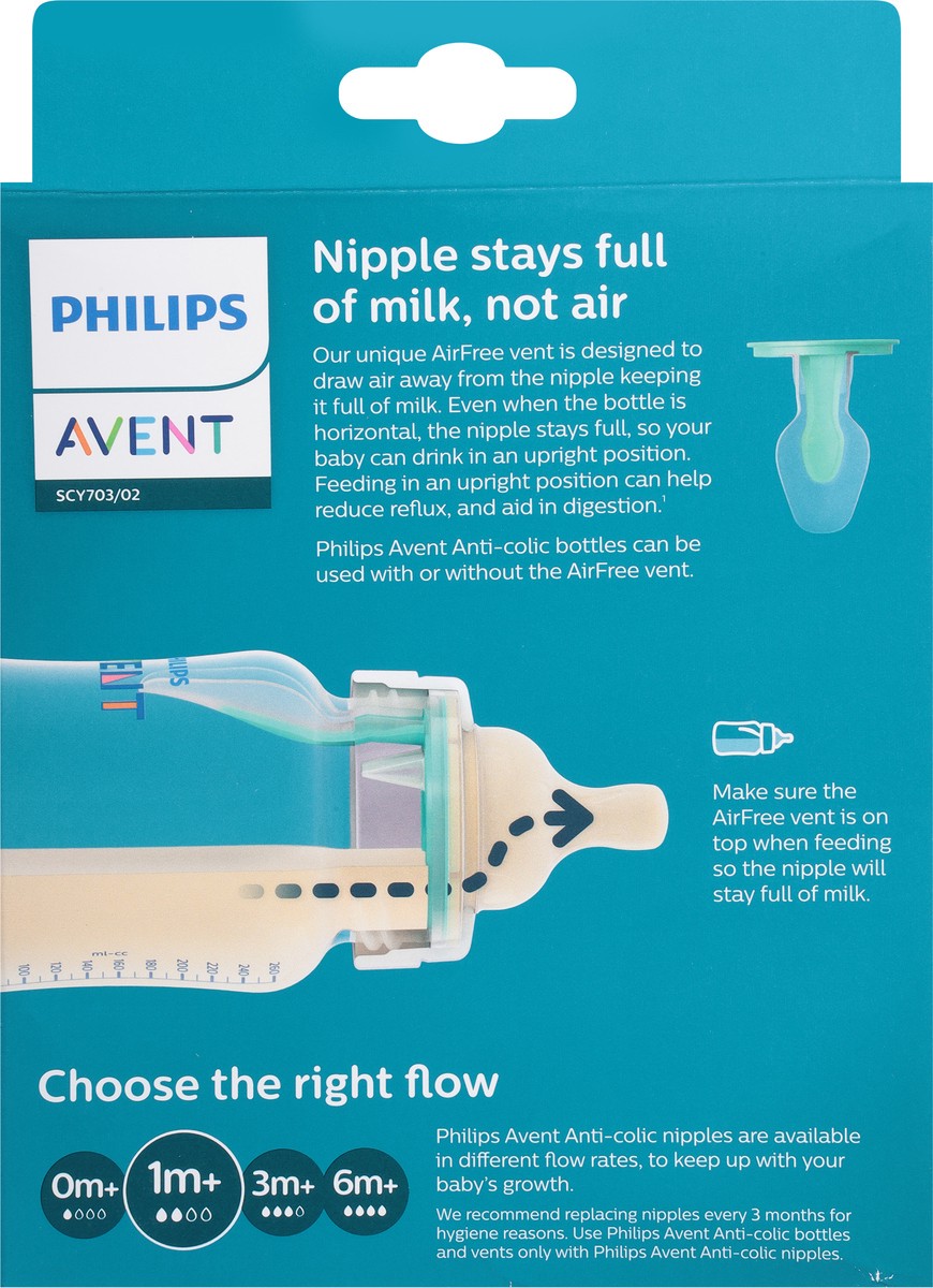 slide 3 of 12, Philips Avent 1m+ Anti-Colic Baby Bottle 2 ea, 2 ct