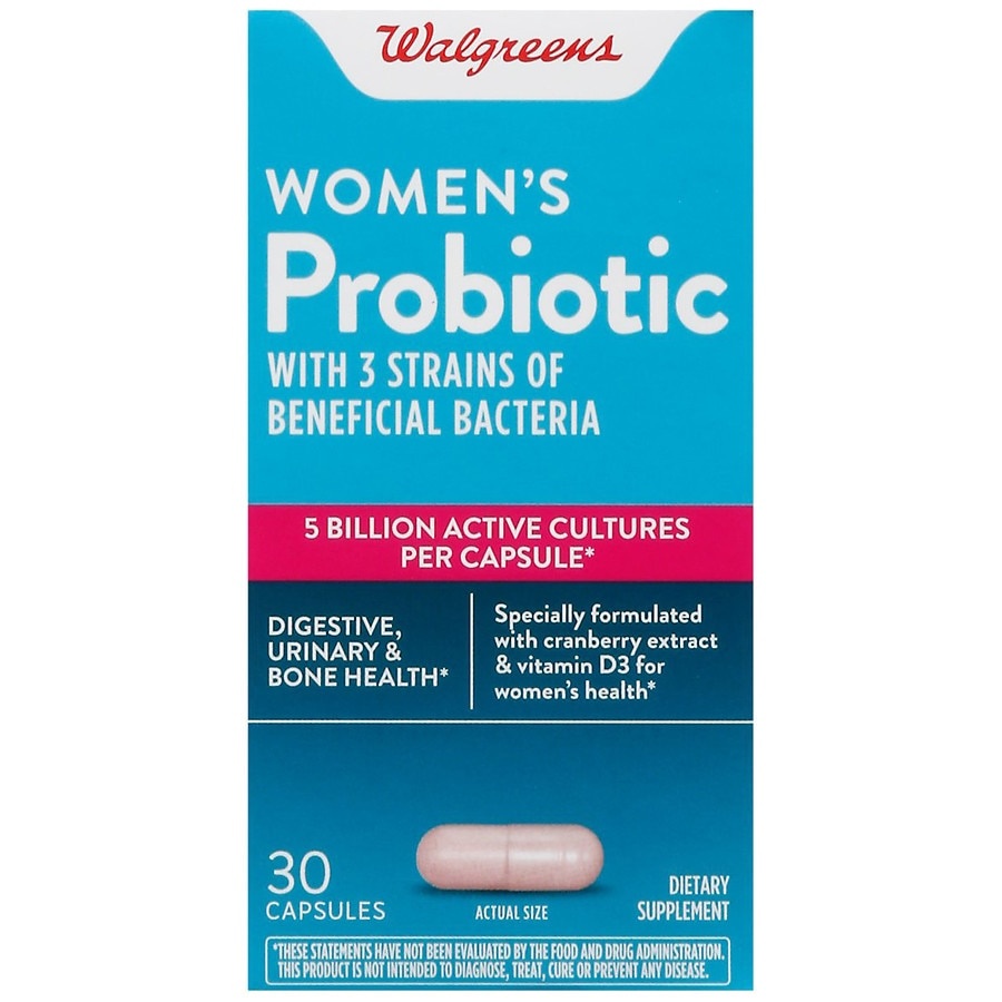 slide 1 of 1, Walgreens Women's Probiotic 5 Billion CFU Capsules, 30 ct