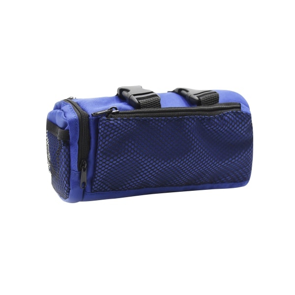 slide 1 of 1, Office Depot Brand Double Buckle Pencil Pouch, 8-3/4'' X 3-9/16'', Blue, 1 ct