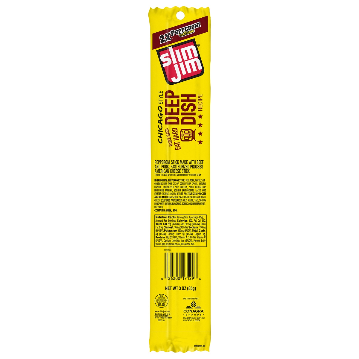 Slim Jim Pepperoni And Cheese 3 oz Shipt