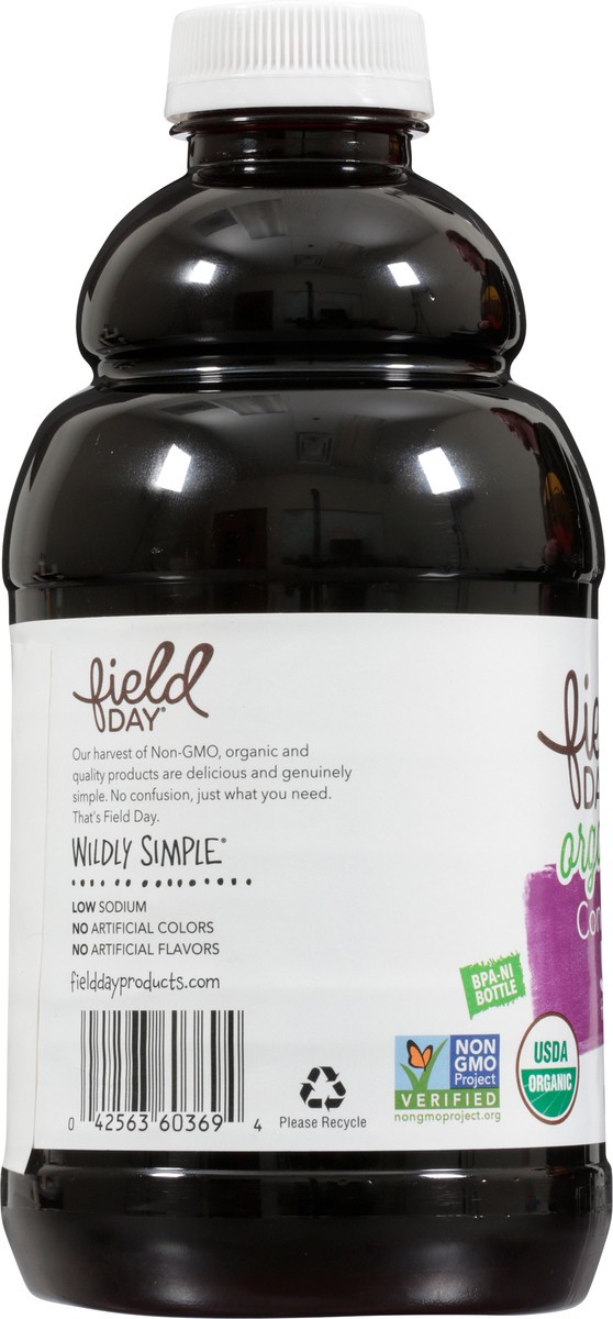 slide 5 of 14, Field Day Organic Concord Grape Juice - 32 fl oz, 32 fl oz