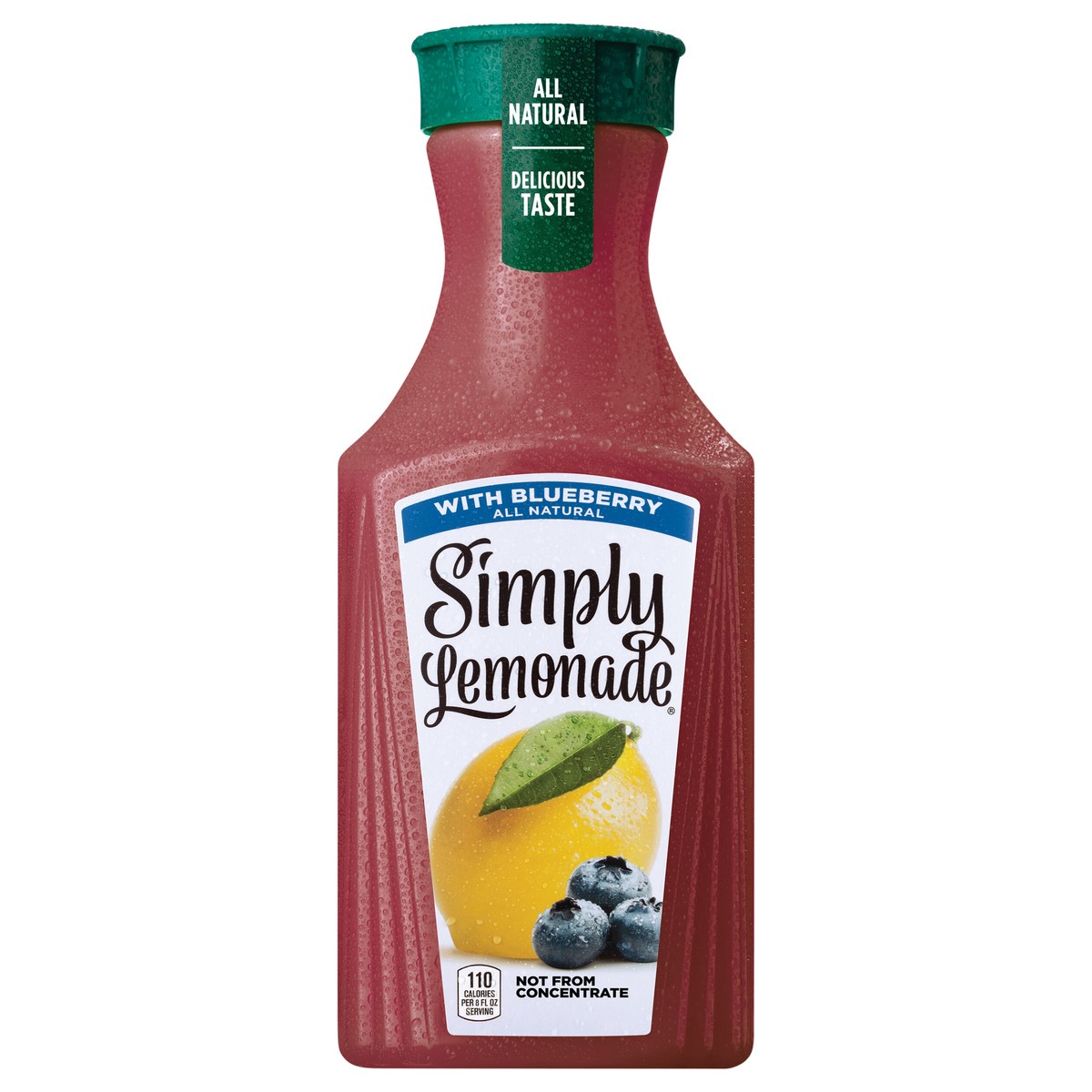 slide 1 of 2, Simply Lemonade w/ Blueberry Bottle, 52 fl oz, 1 ct