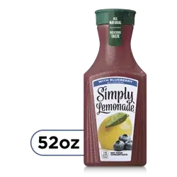 Simply Lemonade w/ Blueberry Bottle, 52 fl oz
