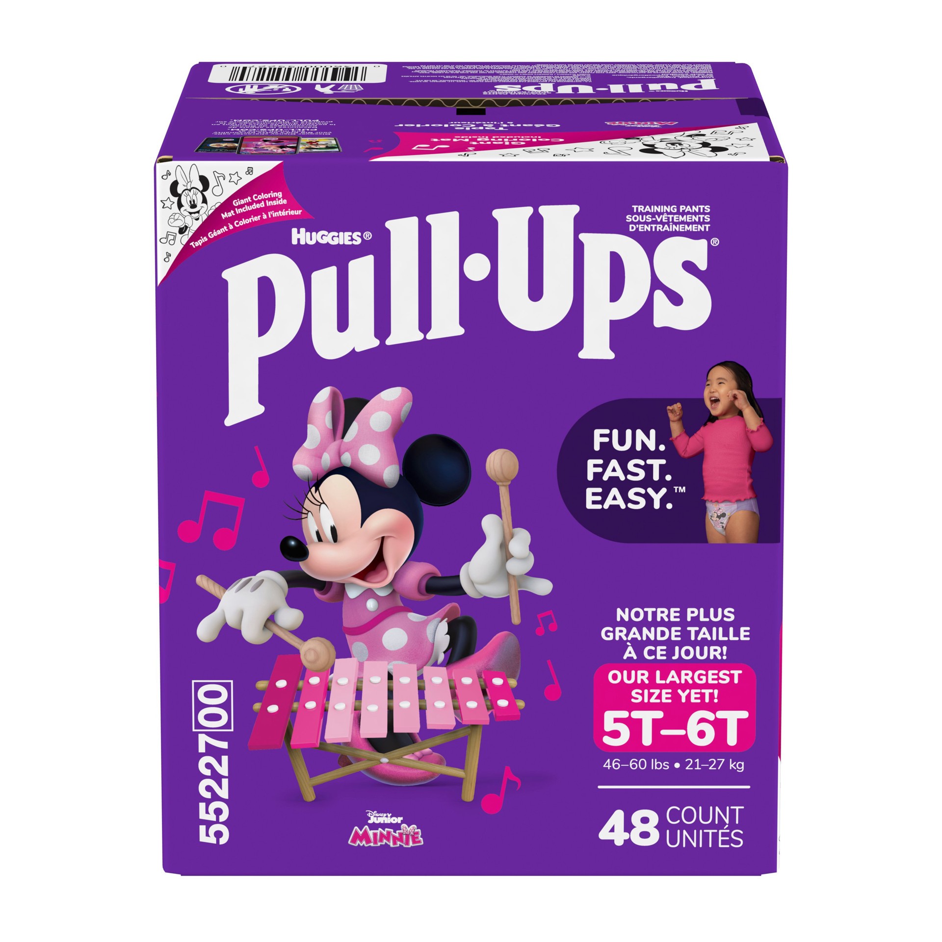 PullUps Girls' Potty Training Pants 5T6T 48 ct Shipt