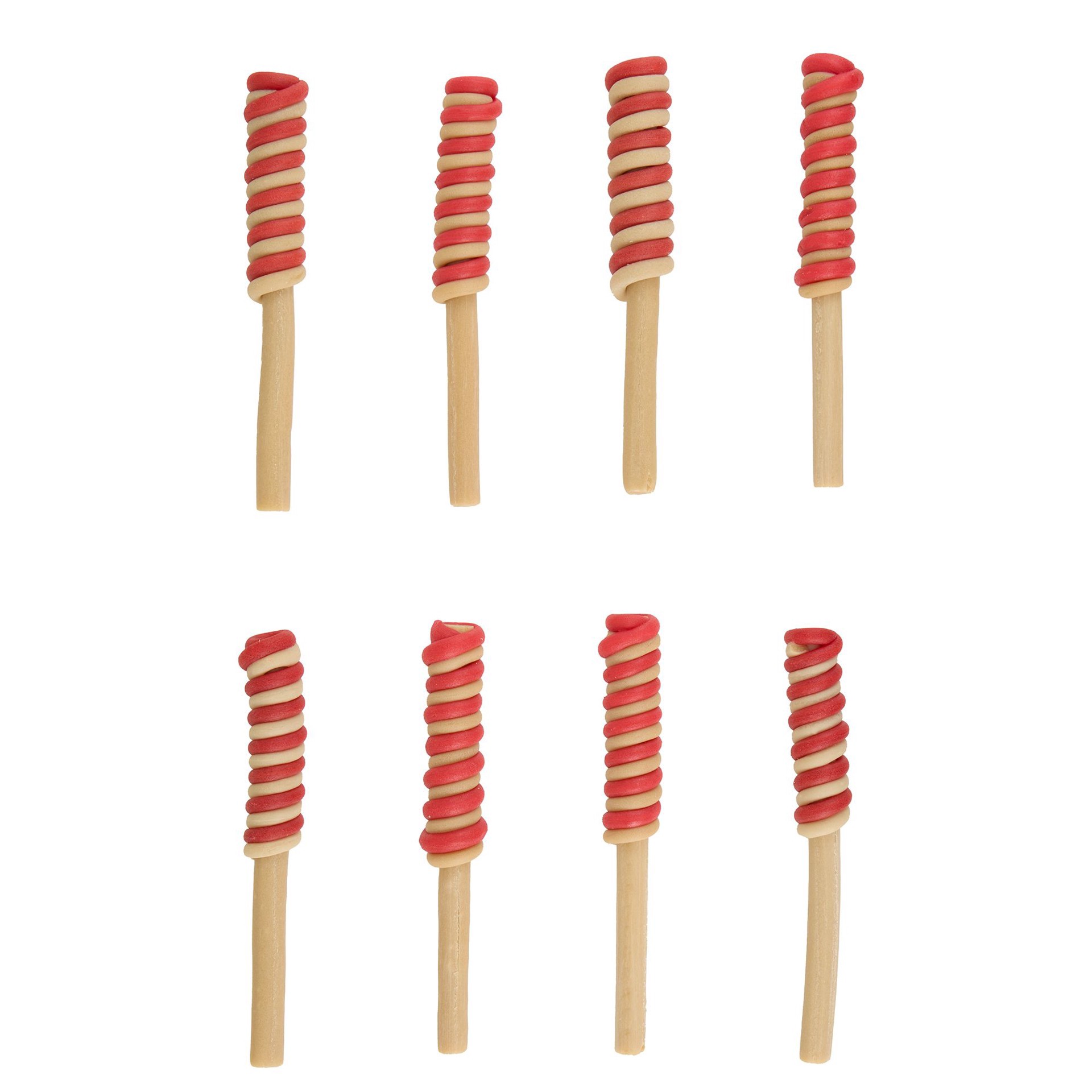 slide 1 of 1, Dentley's Rawhide Alternative Chicken Twists 8 Count 5 OZ, 5 oz