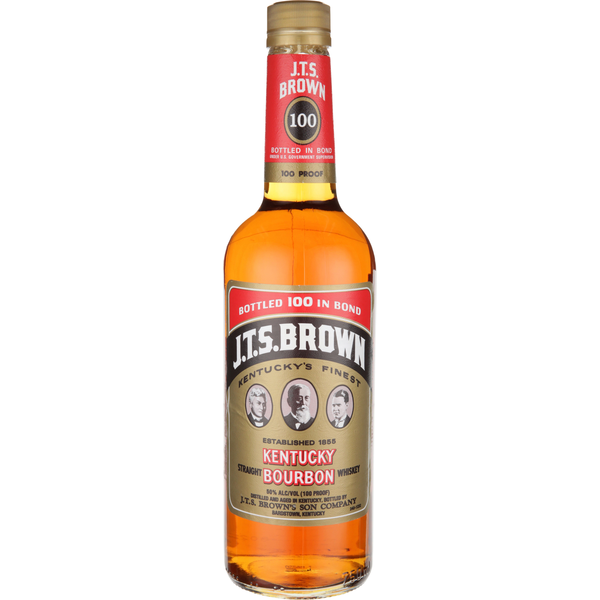 slide 1 of 1, J.t.s. Brown Bottled In Bond Straight Bourbon Aged 4 Yr, 750 ml