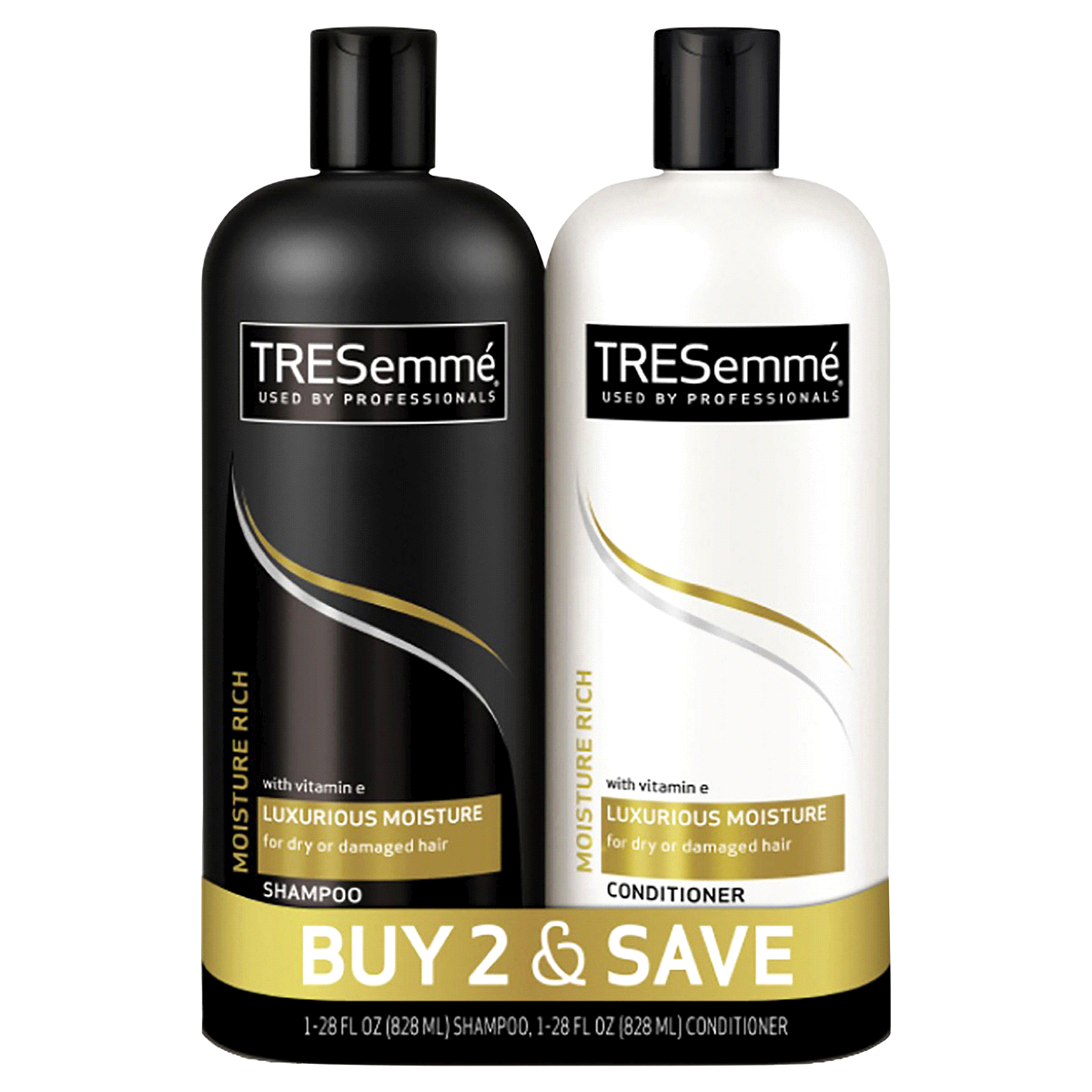TRESemm Moisture Rich Vitamin E Shampoo And Conditioner 2 Ct 28 Fl Oz 