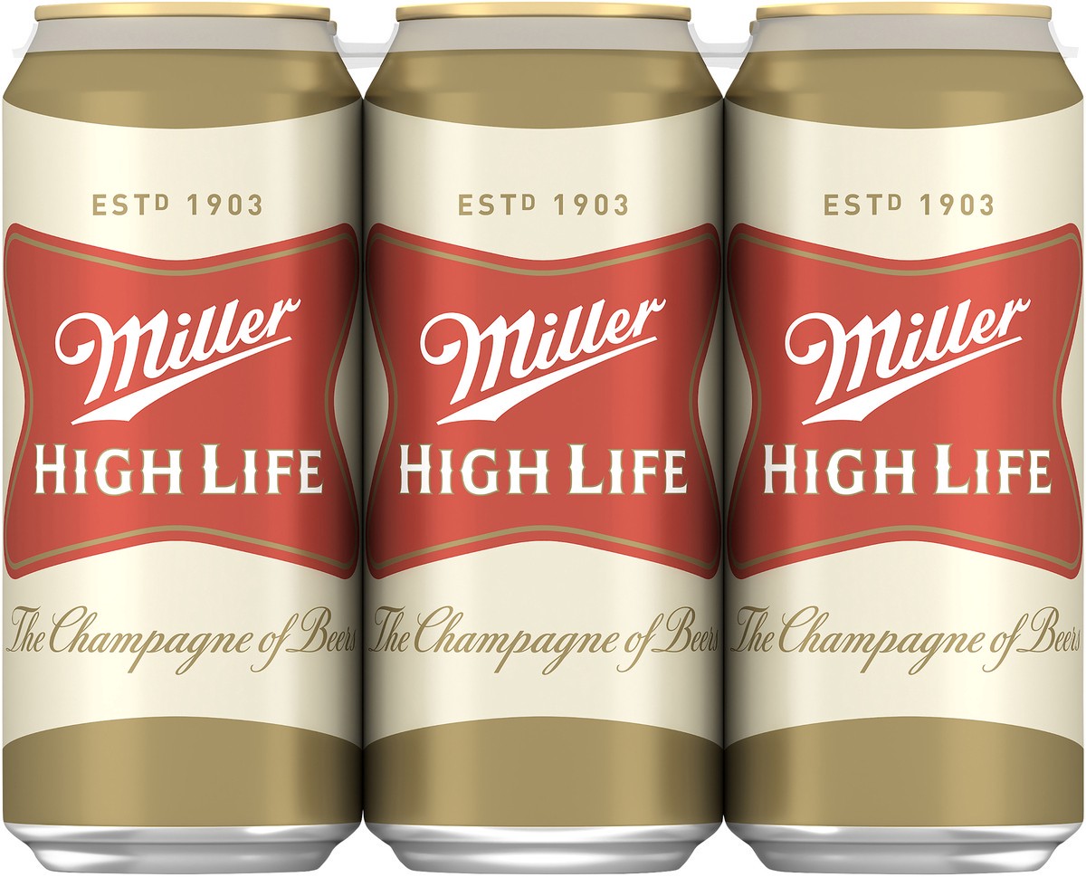 slide 3 of 8, Miller Beer, 6 ct; 16 oz