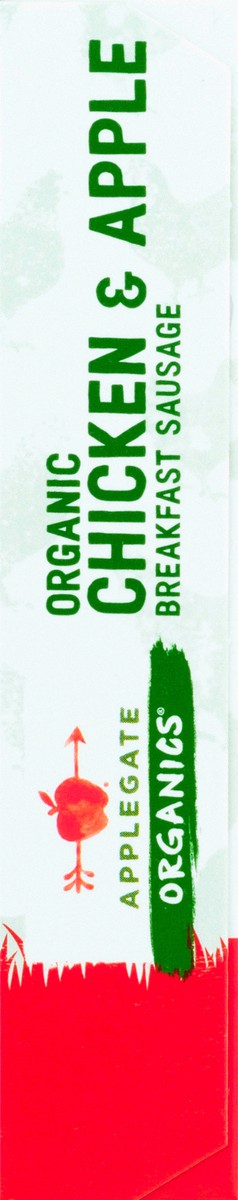 slide 6 of 7, Applegate Organic Chicken & Apple Breakfast Sausage (Frozen), 10 ct; 7 oz