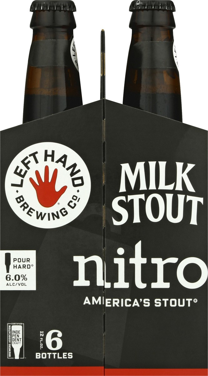 slide 8 of 9, Left Hand Brewing Co. 6 Pack Nitro Milk Stout Beer 6 ea, 6 ct
