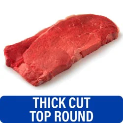 Choice Boneless Thick Cut Top Round London Broil Beef (About 1 per Pack)