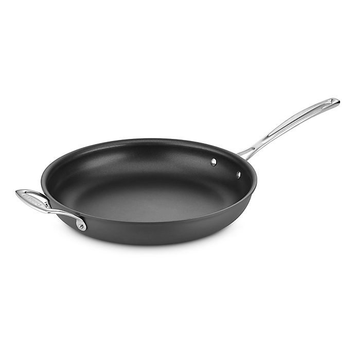 slide 1 of 1, Cuisinart Silhouette Hard Anodized Skillet with Helper Handle - Grey, 12 in
