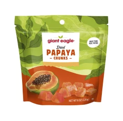 Giant Eagle Papaya Chunks, Dried