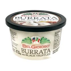 BelGioioso Fresh Mozzarella Cheese Burrata with Black Truffles, 8 oz