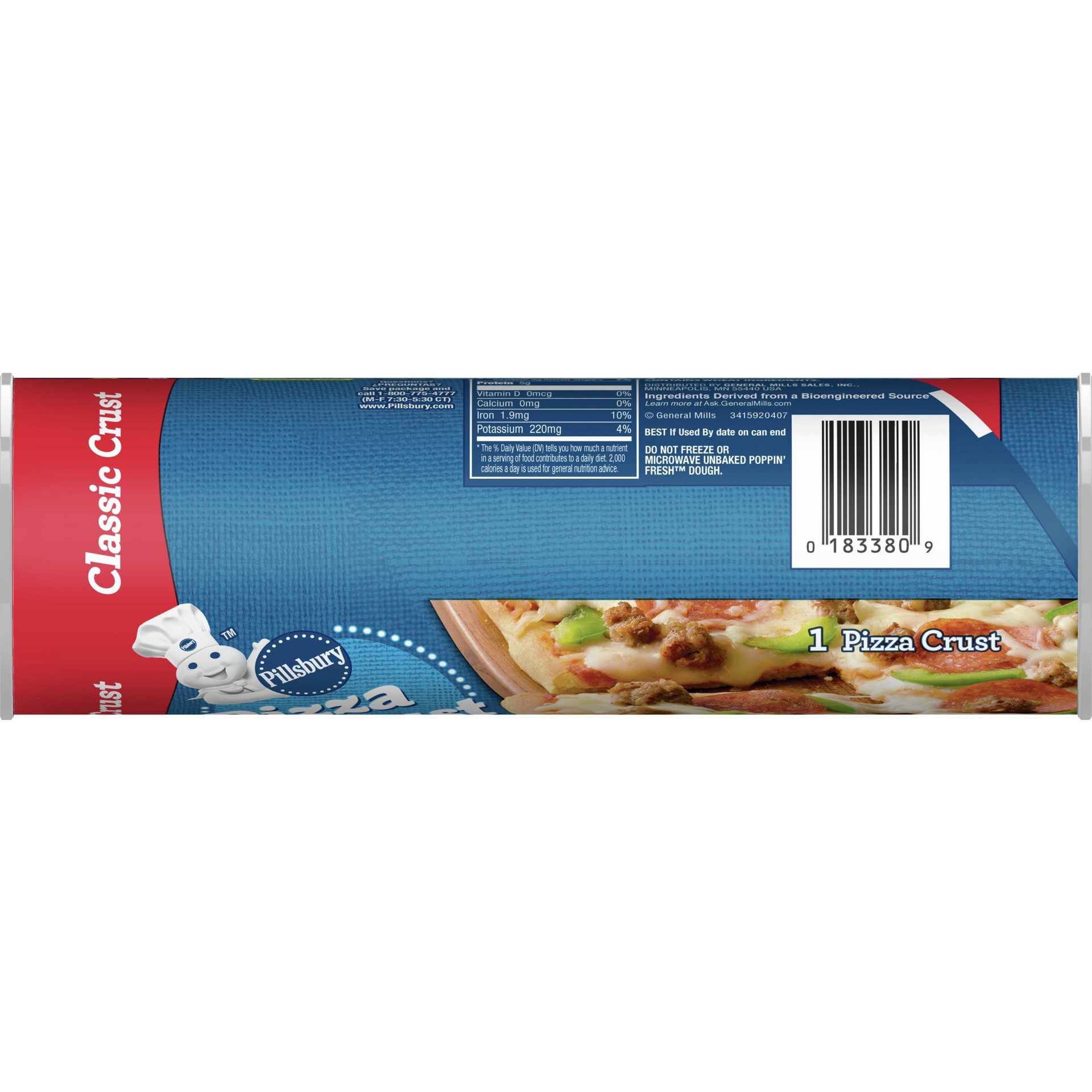 slide 23 of 25, Pillsbury Refrigerated Pizza Crust Classic, 13.8 oz